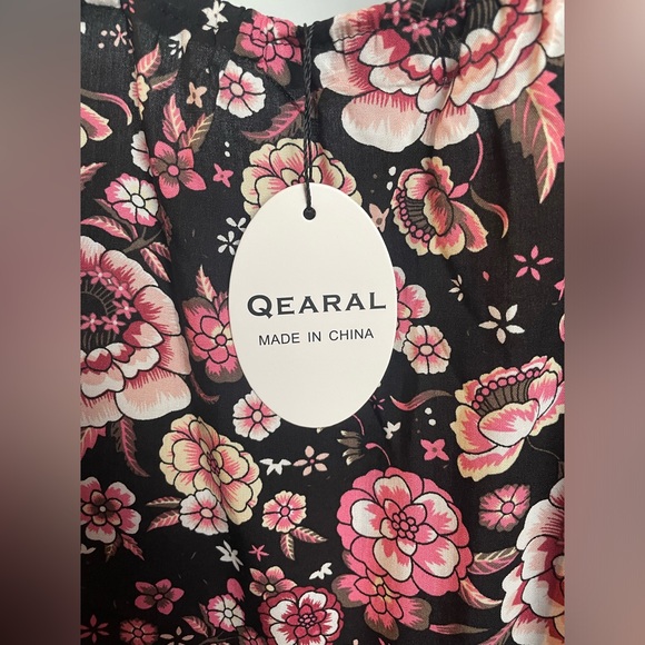 BOHO FLORAL PRINTED SUMMER DRESS WITH POCKETS - Picture 4 of 9